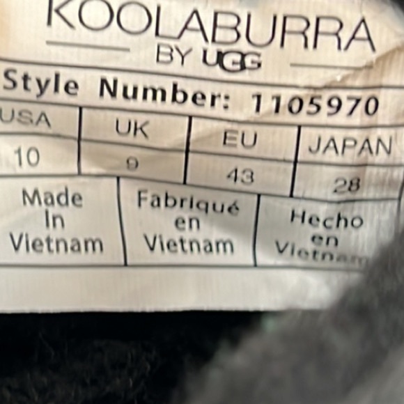 Koolaburra by‎ UGG Women’s Koola Mini II Black Boots Size 10 - Picture 7 of 8